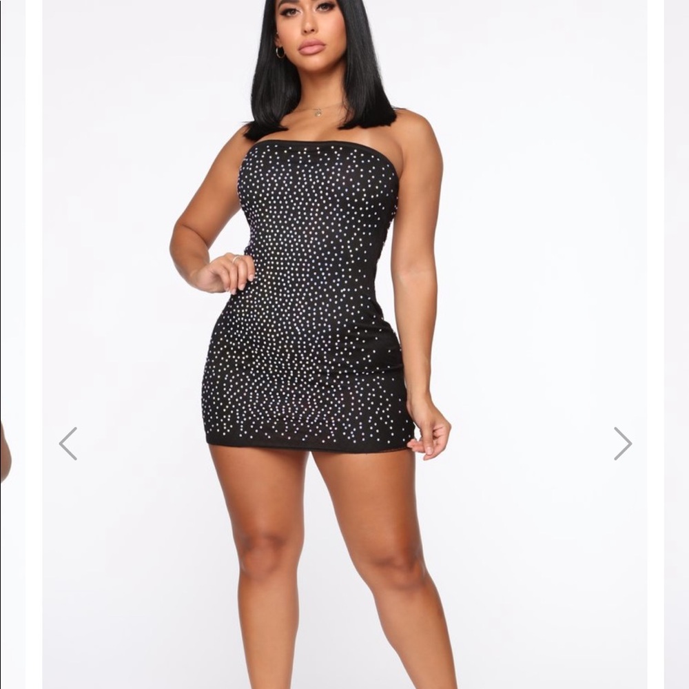 fashion nova tube mini dress 🖤